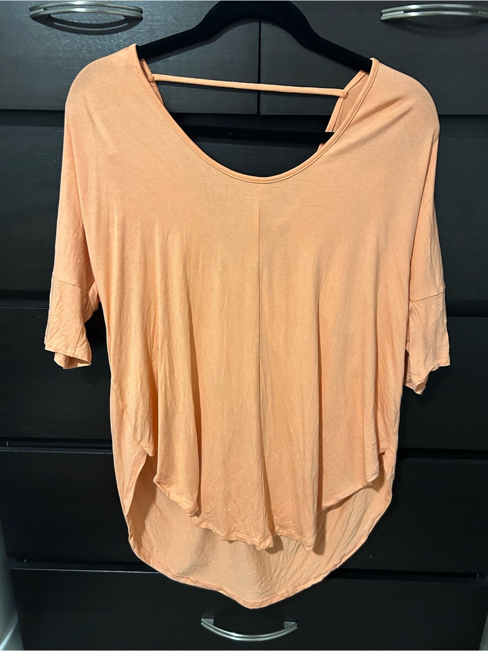 VENUS Lightweight Peach Dolman Sleeve Tunic